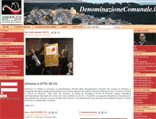 Tablet Screenshot of denominazionecomunale.it
